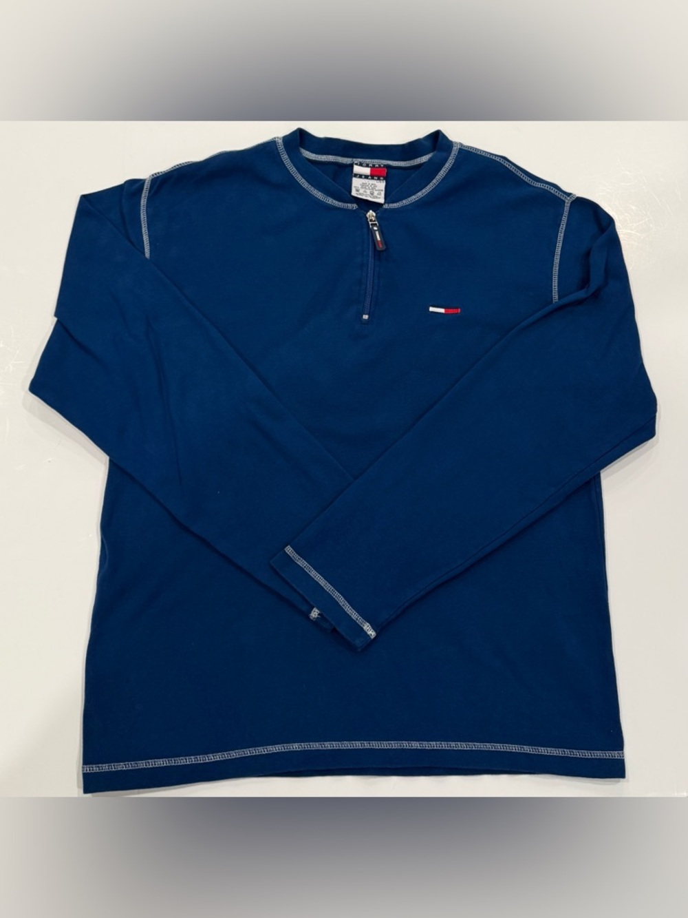 Vintage 2000 Tommy Hilfiger Zip Long Sleeve Shirt